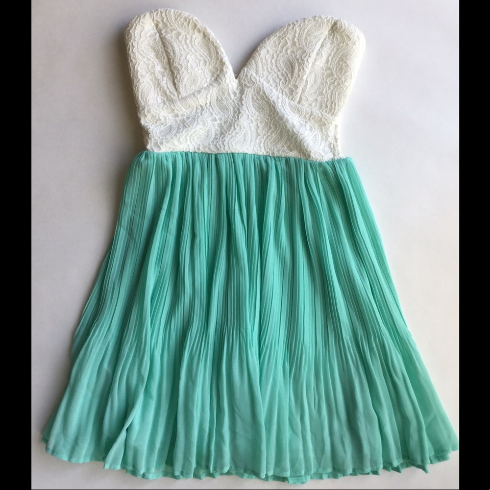 LAST CHANCE! Sabo Skirt Shareen Collection Mint Tea Dress Sz 4